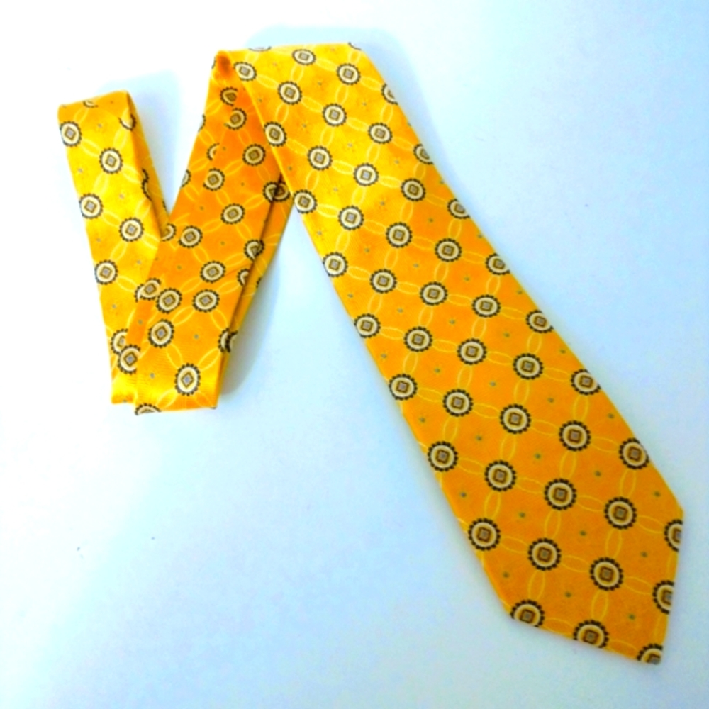 Jos. A. Bank Yellow SILK Neck Tie